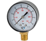 Pressure gauge Ø 53, bottom outlet, NPT thread 1/4". Ref:3820N