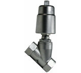 Slanted seat valve with spring return actuator Ref:5060N