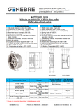 Wafer type. Disk check valve PN 40 ≤ 100. PN 25 > DN100