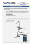 TAU Single lever 3-way sink mixer cold start Chromed Ref:65702 18 45 66